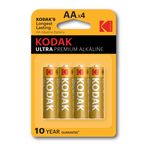 Батарейки KODAK Ultra Premium Alkaline, LR6-4BL, KAA-4 UD